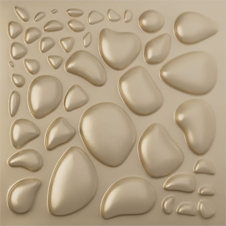19 5/8in. W X 19 5/8in. H Shale EnduraWall Decorative 3D Wall Panel Covers 2.67 Sq. Ft.